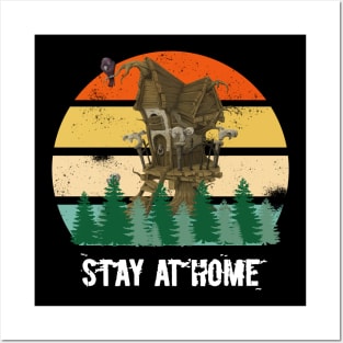 Stay at home Posters and Art